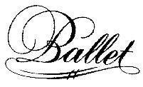 Mẫu nhãn hiệu BALLET