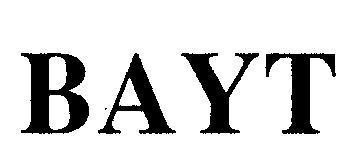 Mẫu nhãn hiệu BAYT