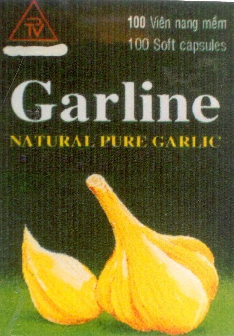 Mẫu nhãn hiệu TV Garline NATURAL PURE GARLIC