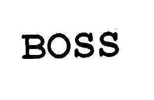 Mẫu nhãn hiệu BOSS