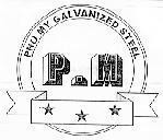 Mẫu nhãn hiệu PHU MY GALVANIZED STEEL, P.M
