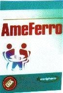 Mẫu nhãn hiệu AMEFERRO MERIPHARM, USA, QUALITY GUARANTEED, MADE IN THE