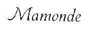 Mẫu nhãn hiệu MAMONDE
