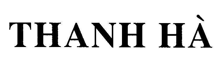 Mẫu nhãn hiệu THANH Hà