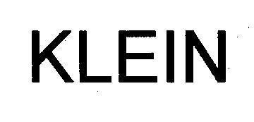 Mẫu nhãn hiệu KLEIN