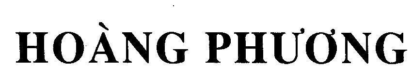 Mẫu nhãn hiệu HOàNG PHƯƠNG