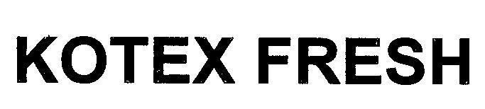 Mẫu nhãn hiệu KOTEX FRESH