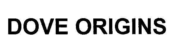 Mẫu nhãn hiệu DOVE ORIGINS