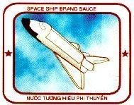 Mẫu nhãn hiệu SPACE SHIP BRAND SAUCE