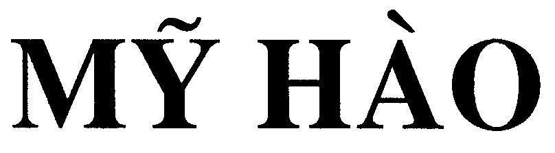 Mẫu nhãn hiệu Mỹ Hào