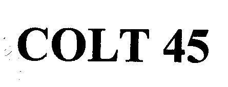 Mẫu nhãn hiệu COLT 45
