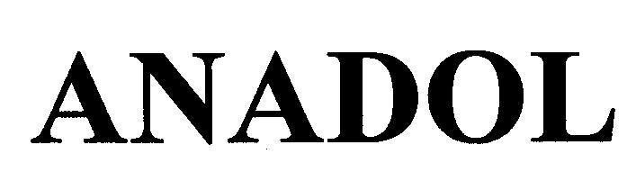 Mẫu nhãn hiệu ANADOL