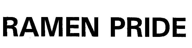Mẫu nhãn hiệu RAMEN PRIDE