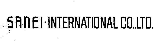 Mẫu nhãn hiệu SANEI . INTERNATIONAL CO., LTD.