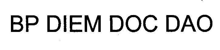 Mẫu nhãn hiệu BP DIEM DOC DAO