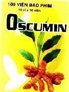 Mẫu nhãn hiệu OSCUMIN, 100 VIÊN BAO PHIM 10 Vỉ X 10 Viên