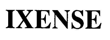Mẫu nhãn hiệu IXENSE