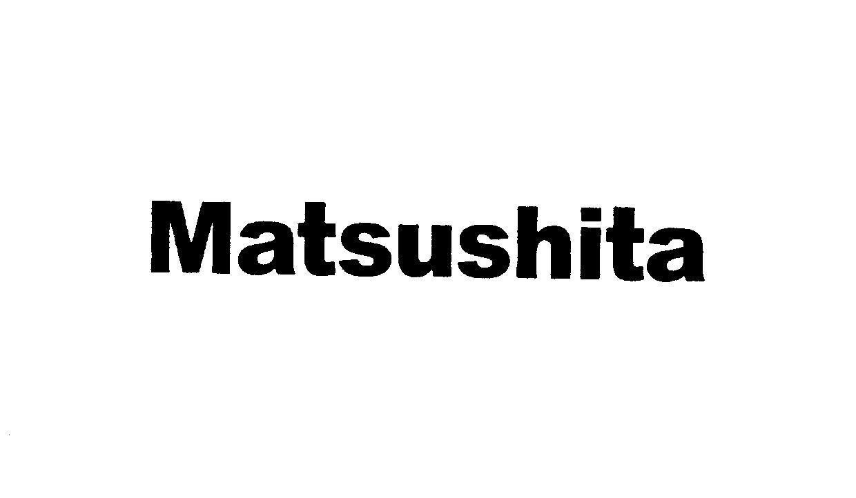 Mẫu nhãn hiệu MATSUSHITA