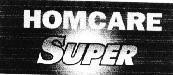 Mẫu nhãn hiệu HOMCARE SUPER