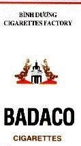 Mẫu nhãn hiệu BADACO BìNH DƯƠNG CIGARETTES FACTORY CIGARETTES