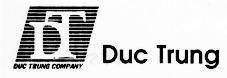 Mẫu nhãn hiệu DT DUC TRUNG COMPANY DUC TRUNG