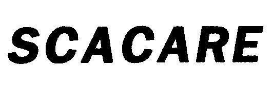 Mẫu nhãn hiệu SCACARE