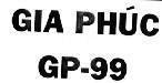 Mẫu nhãn hiệu GIA PHúC GP-99
