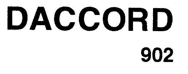 Mẫu nhãn hiệu DACCORD 902
