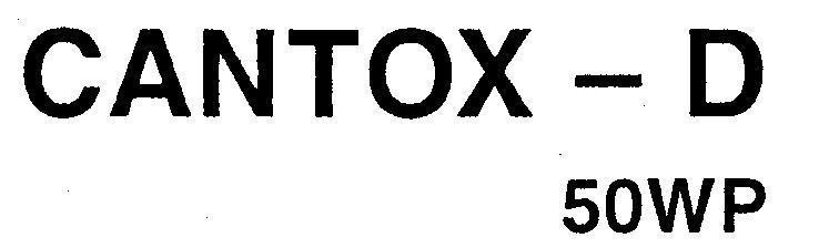 Mẫu nhãn hiệu CANTOX-D 50WP