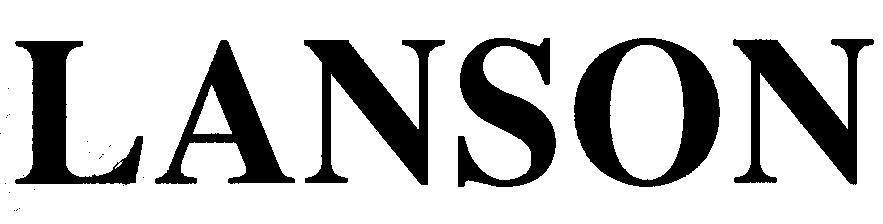 Mẫu nhãn hiệu LANSON