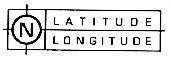 Mẫu nhãn hiệu N LATITUDE LONGITUDE