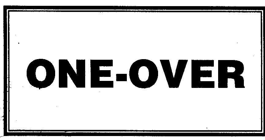 Mẫu nhãn hiệu ONE-OVER