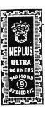 Mẫu nhãn hiệu NEPLUS ULTRA DARNERS DIAMOND 9 DRILLED EYE