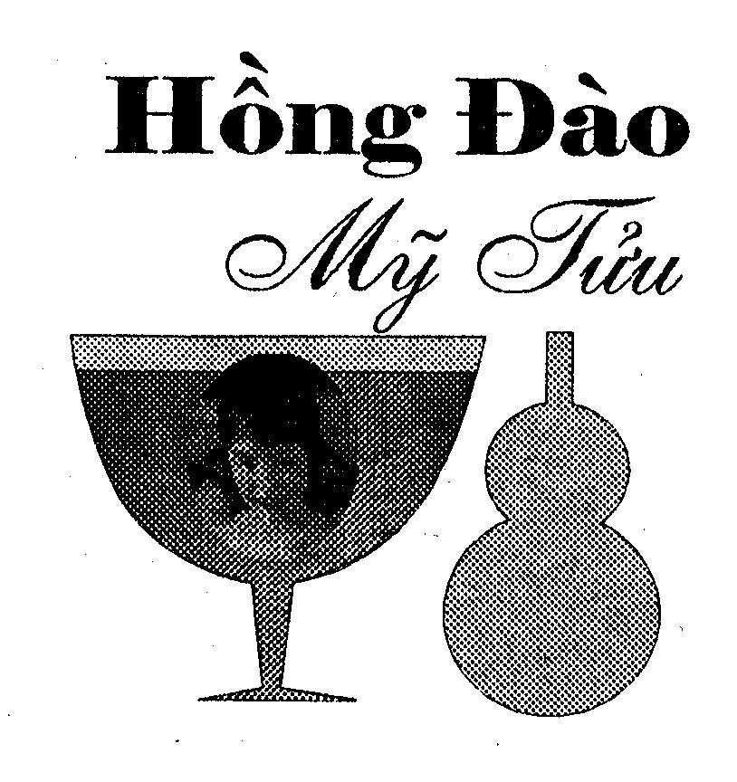 Mẫu nhãn hiệu Hồng Đào Mỹ Tửu