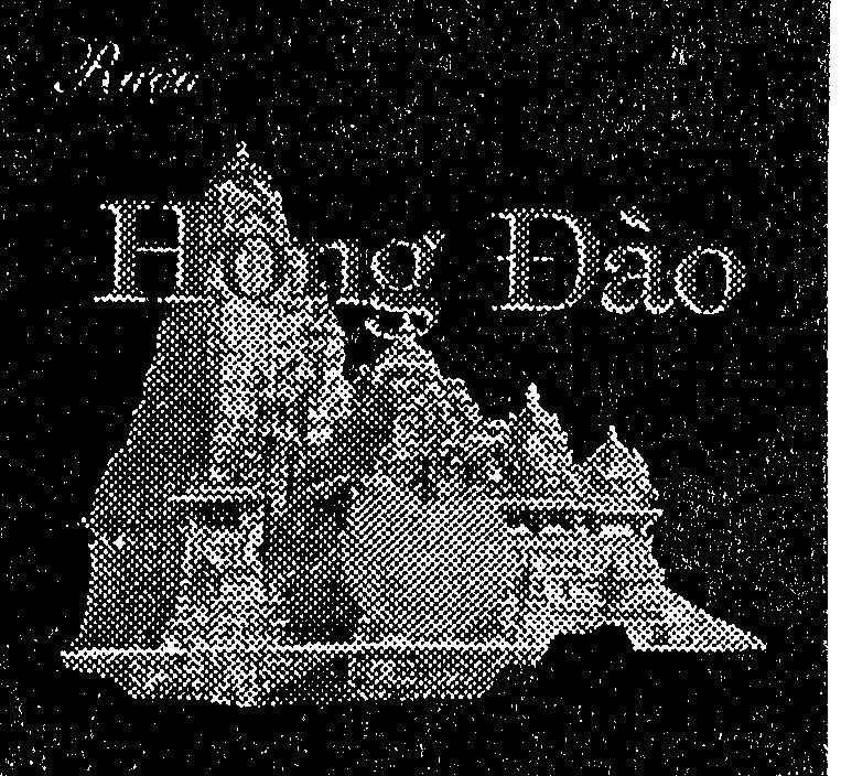 Mẫu nhãn hiệu Rượu Hồng Đào