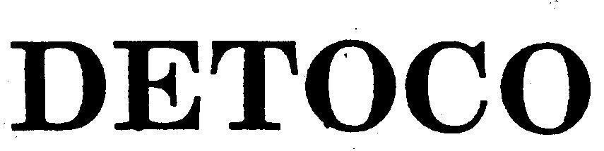 Mẫu nhãn hiệu DETOCO
