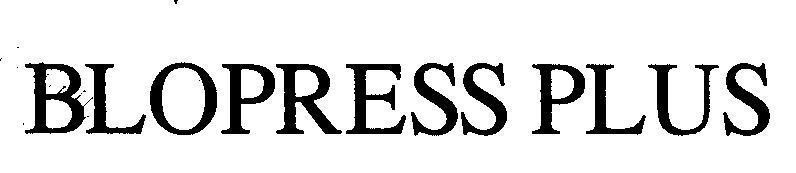 Mẫu nhãn hiệu BLOPRESS PLUS