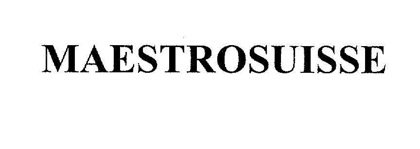 Mẫu nhãn hiệu MAESTROSUISSE