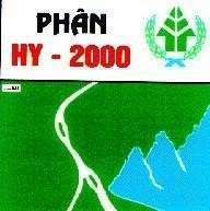 Mẫu nhãn hiệu Phân HY 2000 KG