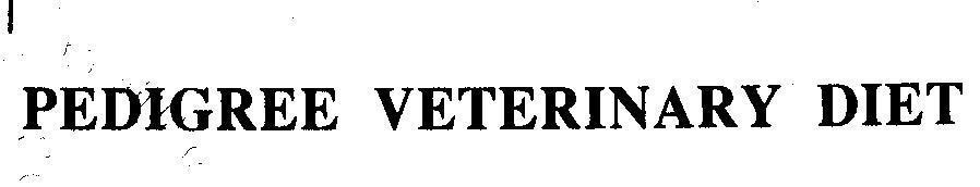 Mẫu nhãn hiệu PEDIGREE VETERINARY DIET