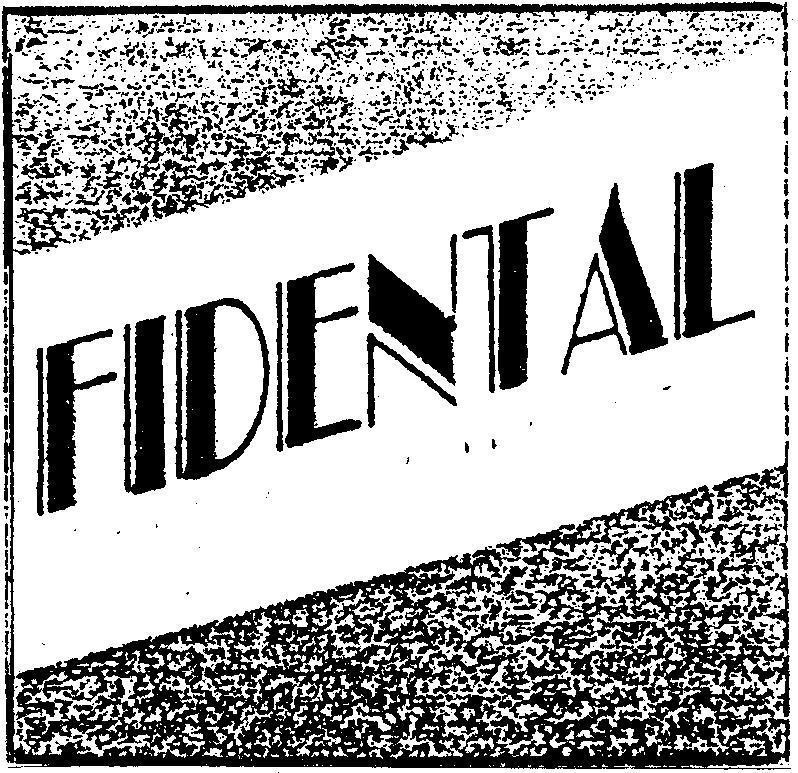 Mẫu nhãn hiệu FIDENTAL