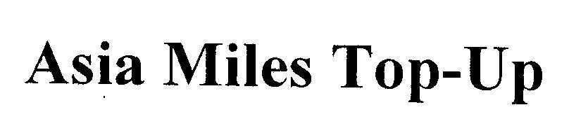 Mẫu nhãn hiệu Asia Miles Top-Up