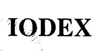 Mẫu nhãn hiệu IODEX