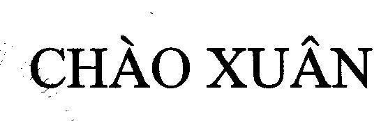 Mẫu nhãn hiệu CHàO XUÂN
