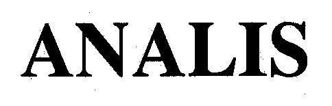 Mẫu nhãn hiệu ANALIS