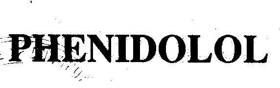 Mẫu nhãn hiệu PHENIDOLOL