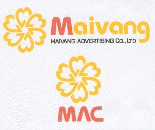 Mẫu nhãn hiệu Maivang MAIVANG ADVERTISING Co., LTD. MAC