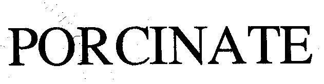 Mẫu nhãn hiệu PORCINATE