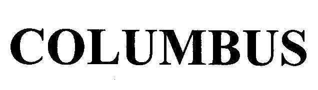Mẫu nhãn hiệu COLUMBUS