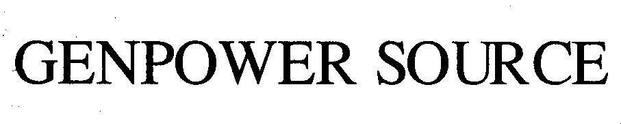 Mẫu nhãn hiệu GENPOWER SOURCE